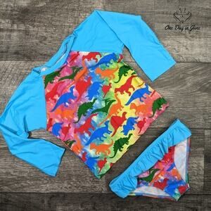 Unifaco SPF 50 Long Sleeve Rashguard Bikini Swimsuit Size XL